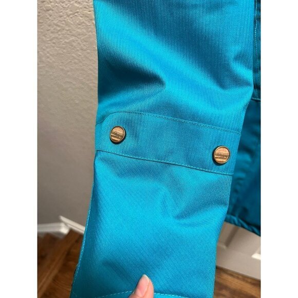 Obermeyer | Ski Jacket Parka Sz 14 Teal Turquoise - Picture 7 of 13